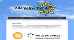 Desktop Screenshot of alternativetrendsllc.com