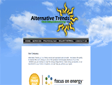 Tablet Screenshot of alternativetrendsllc.com